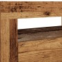 Mueble TV luces LED madera ingeniería envejecida 120x35x40 cm de , Muebles TV - Ref: Foro24-856319, Precio: 102,78 €, Descuen...