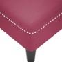 Tumbona con almohada y reposabrazo derecho terciopelo rojo vino de , Divanes - Ref: Foro24-4009776, Precio: 187,47 €, Descuen...