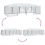 Carpa para fiestas con 12 paredes de malla HDPE blanco 8x4 m de , Carpas y cenadores - Ref: Foro24-4010071, Precio: 208,40 €,...