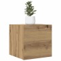 Mueble de pared para TV roble artisan 30,5x30x30 cm de , Muebles TV - Ref: Foro24-856414, Precio: 31,34 €, Descuento: %