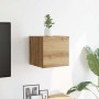 Mueble de pared para TV roble artisan 30,5x30x30 cm de , Muebles TV - Ref: Foro24-856414, Precio: 31,34 €, Descuento: %