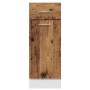 Armario bajo con cajón cocina madera envejecida 30x46x81,5 cm de , Armarios de cocina - Ref: Foro24-856080, Precio: 61,41 €, ...