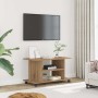 Mueble de TV ruedas madera ingeniería roble artisan 80x40x45 cm de , Muebles TV - Ref: Foro24-855791, Precio: 62,90 €, Descue...