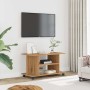 Mueble de TV ruedas madera ingeniería roble artisan 80x40x45 cm de , Muebles TV - Ref: Foro24-855791, Precio: 62,90 €, Descue...
