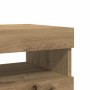 Muebles TV con luces LED 2 uds madera ingeniería roble artisan de , Muebles TV - Ref: Foro24-856312, Precio: 87,70 €, Descuen...