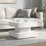Mesa de centro giratoria 360 grados blanco 50x50x34,5 cm de , Mesas de centro - Ref: Foro24-858470, Precio: 72,98 €, Descuent...