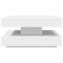 Mesa de centro giratoria 360 grados blanco 70x70x34,5 cm de , Mesas de centro - Ref: Foro24-858479, Precio: 84,10 €, Descuent...
