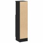 Mueble de baño con portarrollos negro 20,5x22x90 cm de , Muebles de baño - Ref: Foro24-858498, Precio: 37,68 €, Descuento: %