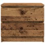 Mesita de noche madera de ingeniería envejecida 50x40x43.5 cm de , Mesitas de noche - Ref: Foro24-856518, Precio: 52,88 €, De...