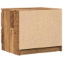 Mesita de noche madera de ingeniería envejecida 50x40x43.5 cm de , Mesitas de noche - Ref: Foro24-856518, Precio: 52,88 €, De...
