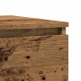 Mesita de noche madera de ingeniería envejecida 50x40x43.5 cm de , Mesitas de noche - Ref: Foro24-856518, Precio: 52,88 €, De...