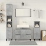 Set muebles de baño 2 piezas madera contrachapada gris hormigón de , Muebles de baño - Ref: Foro24-3324950, Precio: 211,23 €,...