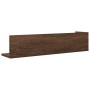 Estantes de pared 2 uds madera roble marrón 75x16,5x16,5 cm de , Estantes y estanterías - Ref: Foro24-860037, Precio: 36,99 €...