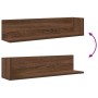 Estantes de pared 2 uds madera roble marrón 75x16,5x16,5 cm de , Estantes y estanterías - Ref: Foro24-860037, Precio: 36,99 €...