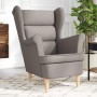 Sillón de tela gris taupe 74x84x100 cm de , Sillones - Ref: Foro24-4016901, Precio: 259,53 €, Descuento: %