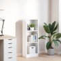 Estantería madera de ingeniería blanco brillo 40x24x109 cm de , Librerías y estanterías - Ref: Foro24-858303, Precio: 59,54 €...