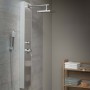 SCHÜTTE Panel de ducha con mezclador monomando TAHITI acero inoxidable de SCHÜTTE, Cabezales de ducha - Ref: Foro24-435038, P...