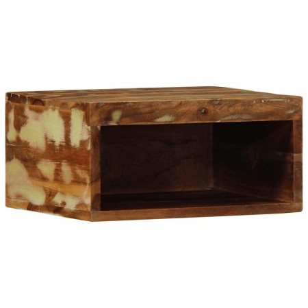 Mueble de TV de pared madera maciza reciclada 40x30x19 cm de , Almacenamiento para CD y DVD - Ref: Foro24-4017468, Precio: 41...