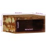 Mueble de TV de pared madera maciza reciclada 40x30x19 cm de , Almacenamiento para CD y DVD - Ref: Foro24-4017468, Precio: 41...
