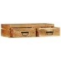 Mueble de TV de pared madera maciza de acacia 80x30x19 cm de , Almacenamiento para CD y DVD - Ref: Foro24-4017463, Precio: 92...