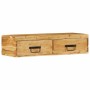 Mueble de TV de pared madera maciza de acacia 80x30x19 cm de , Almacenamiento para CD y DVD - Ref: Foro24-4017463, Precio: 92...
