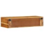 Mueble de TV de pared madera maciza de acacia 80x30x19 cm de , Almacenamiento para CD y DVD - Ref: Foro24-4017463, Precio: 92...