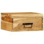 Mesita de noche de pared madera maciza de acacia de , Mesitas de noche - Ref: Foro24-4017454, Precio: 70,26 €, Descuento: %