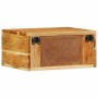 Mesita de noche de pared madera maciza de acacia de , Mesitas de noche - Ref: Foro24-4017454, Precio: 70,26 €, Descuento: %