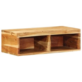 Mueble de TV de pared madera maciza de acacia 60x30x19 cm de , Almacenamiento para CD y DVD - Ref: Foro24-4017475, Precio: 60...