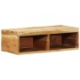 Mueble de TV de pared madera maciza de acacia 60x30x19 cm de , Almacenamiento para CD y DVD - Ref: Foro24-4017475, Precio: 60...