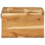 Mueble de TV de pared madera maciza de acacia 60x30x19 cm de , Almacenamiento para CD y DVD - Ref: Foro24-4017475, Precio: 60...