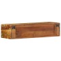 Mueble de TV de pared madera maciza reciclada 80x30x19 cm de , Almacenamiento para CD y DVD - Ref: Foro24-4017477, Precio: 68...