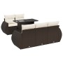Set sofás de jardín 6 piezas y cojines ratán sintético marrón de , Conjuntos de jardín - Ref: Foro24-3326574, Precio: 525,87 ...