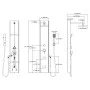SCHÜTTE Duschpaneel mit Einhebelmischer TAHITI Edelstahl von SCHÜTTE, Duschköpfe - Ref: Foro24-435038, Preis: 304,79 €, Rabat...