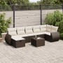Set sofás de jardín 8 piezas y cojines ratán sintético marrón de , Conjuntos de jardín - Ref: Foro24-3325619, Precio: 510,63 ...