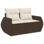 Set sofás de jardín 8 piezas y cojines ratán sintético marrón de , Conjuntos de jardín - Ref: Foro24-3325619, Precio: 510,63 ...