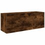 Mueble de pared baño madera ingeniería roble ahumado 80x25x30cm de , Tocadores de baño - Ref: Foro24-860080, Precio: 57,26 €,...