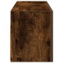 Mueble de pared baño madera ingeniería roble ahumado 80x25x30cm de , Tocadores de baño - Ref: Foro24-860080, Precio: 57,26 €,...
