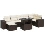 Set sofás de jardín 8 piezas y cojines ratán sintético marrón de , Conjuntos de jardín - Ref: Foro24-3326844, Precio: 563,01 ...