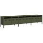 Mueble TV acero laminado en frío verde oliva 202x39x43,5 cm de , Muebles TV - Ref: Foro24-3307153, Precio: 212,44 €, Descuent...