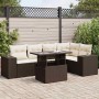Set sofás de jardín 6 piezas y cojines ratán sintético marrón de , Conjuntos de jardín - Ref: Foro24-3326804, Precio: 472,64 ...