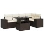 Set sofás de jardín 6 piezas y cojines ratán sintético marrón de , Conjuntos de jardín - Ref: Foro24-3326804, Precio: 472,64 ...