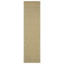 Alfombra de sisal natural verde 66x250 cm de , Alfombras - Ref: Foro24-136373, Precio: 71,00 €, Descuento: %