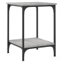 Mesa de centro madera de ingeniería gris Sonoma 40x40x55 cm de , Mesas de centro - Ref: Foro24-832826, Precio: 36,08 €, Descu...