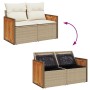 Juego de sofás jardín con cojines 6 pzas ratán sintético beige de , Conjuntos de jardín - Ref: Foro24-3328150, Precio: 495,36...