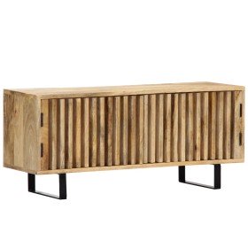 Mueble para TV madera maciza de mango 90x30x40 cm en Muebles TV | Comprar online en Foru.es