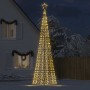 Árbol de Navidad LED con estacas 1534 LEDs blanco cálido 500 cm de , Arboles de navidad - Ref: Foro24-4016404, Precio: 123,88...
