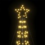 Árbol de Navidad LED con estacas 1534 LEDs blanco cálido 500 cm de , Arboles de navidad - Ref: Foro24-4016404, Precio: 123,88...