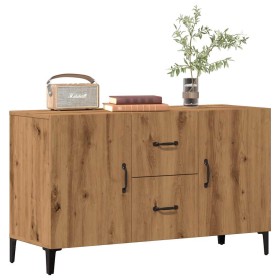 Aparador de madera de ingeniería roble artisan 100x36x60 cm de , Aparadores - Ref: Foro24-856905, Precio: 103,20 €, Descuento: %