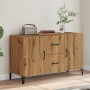Aparador de madera de ingeniería roble artisan 100x36x60 cm de , Aparadores - Ref: Foro24-856905, Precio: 103,20 €, Descuento: %